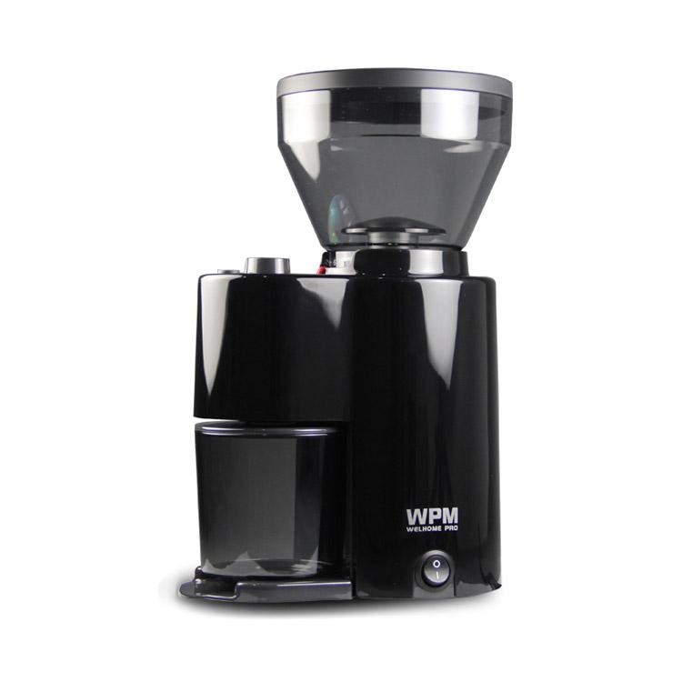 Welhome Coffee Grinder Conical Burr with Timer Black ZD10TBKEU